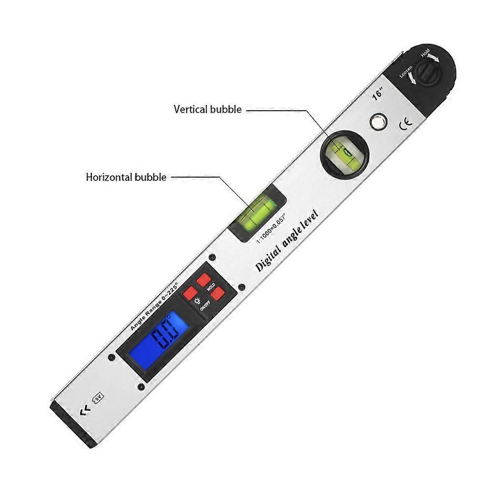 225 Degree Digital Display Angle Ruler Digital Display Level Ruler Digital Display Level Meter 400mm