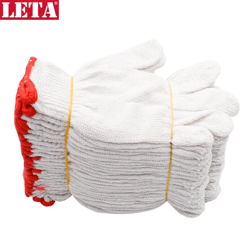 LETA Прочные хлопковые рабочие перчатки (12 пар) Standard