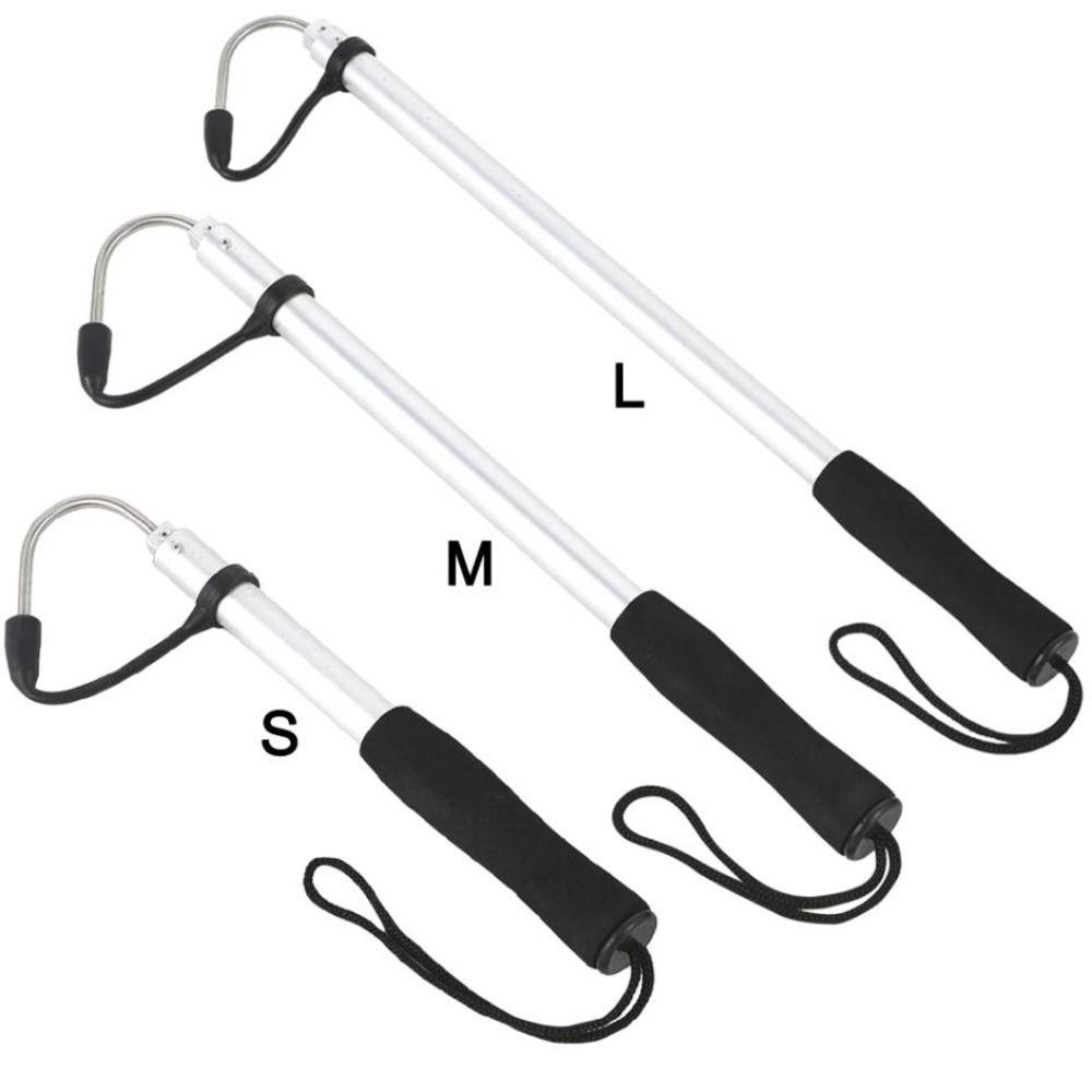 Soft EVA Handle Fish Grippers Stainless Steel Hook Fishing Hook Pole  Ice Fishing