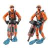 Plastic Seabed Exploration Diver Doll Scene Decoration Toys Miniature Oceans Scene Model Diver Action Figures Toys