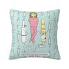 Enfermera En Apuros Doctor Nurse Medical Throw Pillow Case Bedroom Decoration Sofa Cushion Cover Polyester Soft Pillowcase