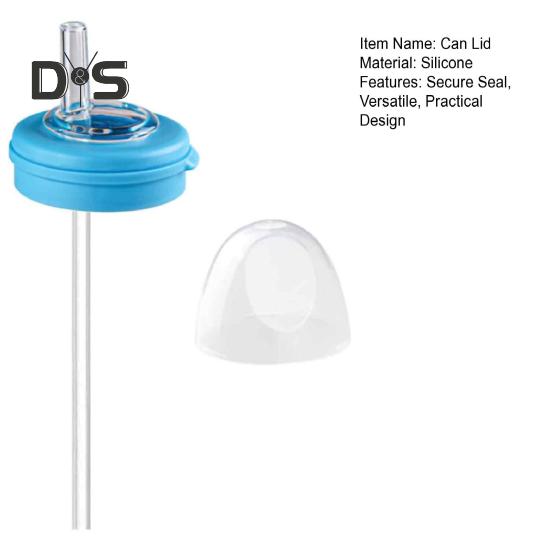 Víčka na plechovky od sody se slámkou Těsné těsnění Opakovaně použitelné kryty na plechovky Bez BPA Víčko na plechovku na sodu Nepropustný silikonový uzávěr na plechovku na nápoje