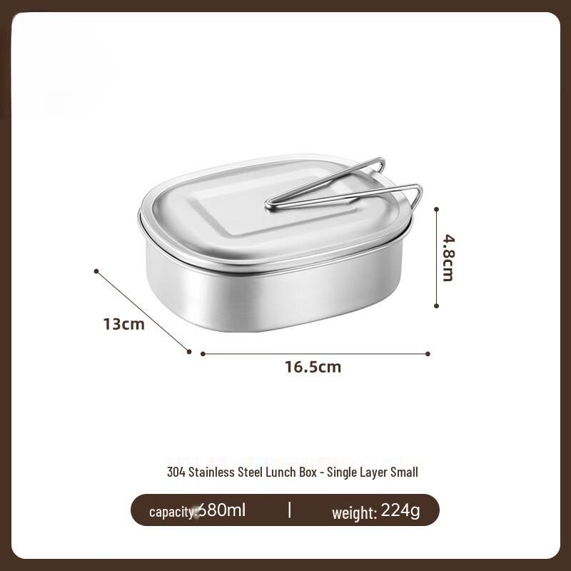 Classic 304 Stainless Steel Food-Grade Steaming Lunch Box