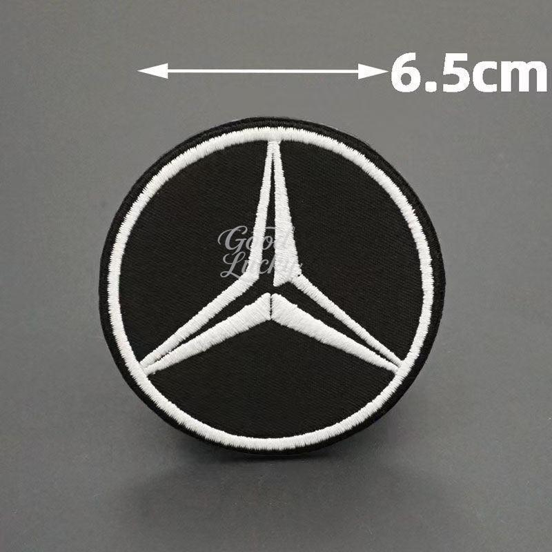 CQM1 Embroidered patches for decorating the car seat of clothes For Mercedes Benz W210 W222 W164 W203 W205 W251 CLK GLA ML Keychain