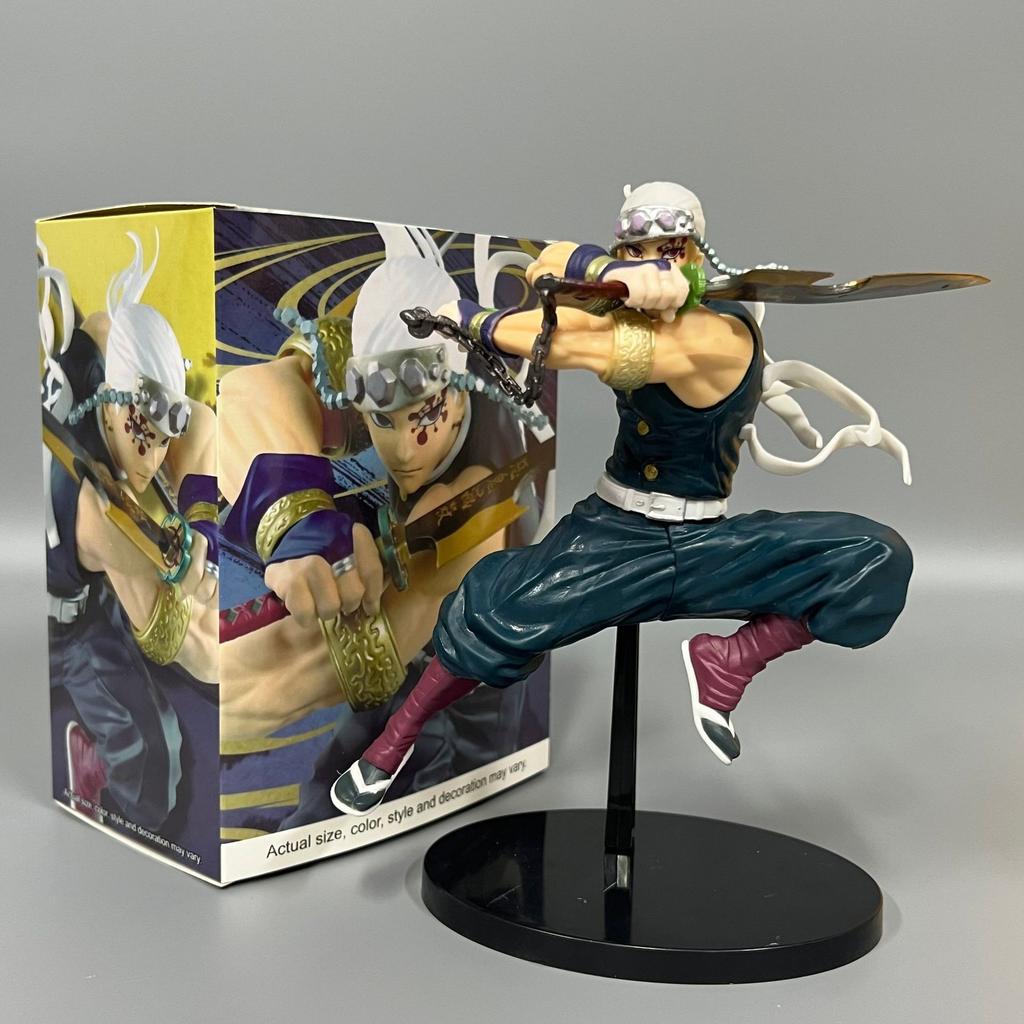 Figurka Anime Uzui Tengen Wzór Bojowy Dekoracja Model PVC Figurka Akcji Statua Zabawki Dla Dzieci Prezent