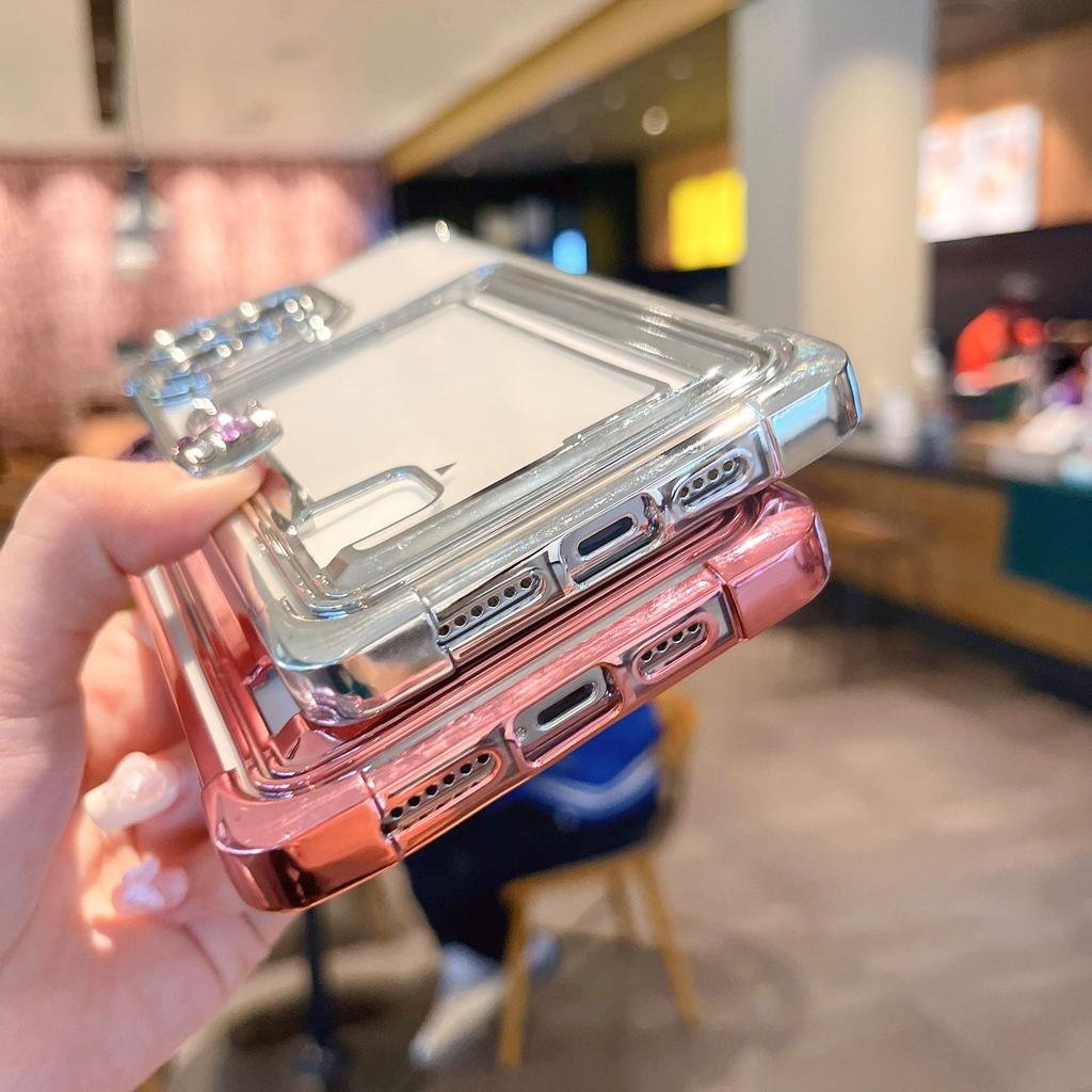Apple 14PRO push card mobile phone case, new card mobile phone case iPhone15PRO card case mobile phone case 13 applicable