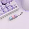 Sensory Keyboard Toy 2/3/4/9-Keys Fidget Toy, Stress Relief Push Button Finger LED Light-up Keychain Clicker Mechanical