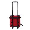 Rolling Cooler 43L Large Capacity Waterproof Foldable Rolling Insulated Box for Camping Picnic Red