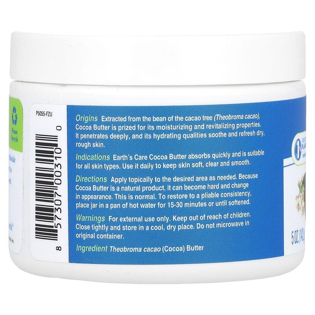 Earth's Care Cocoa Butter, 5 Oz (142 G)