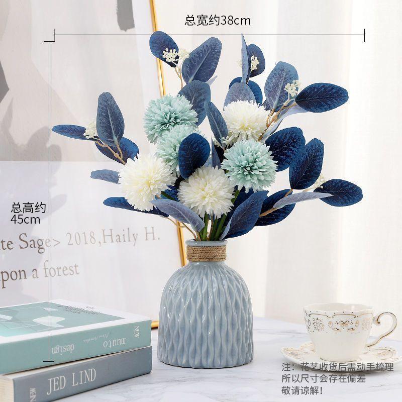 Artificial Flowers And Fake Flower Bouquets For Home Dining Table Decoration. Home Flower Arrangement And Floral Art
