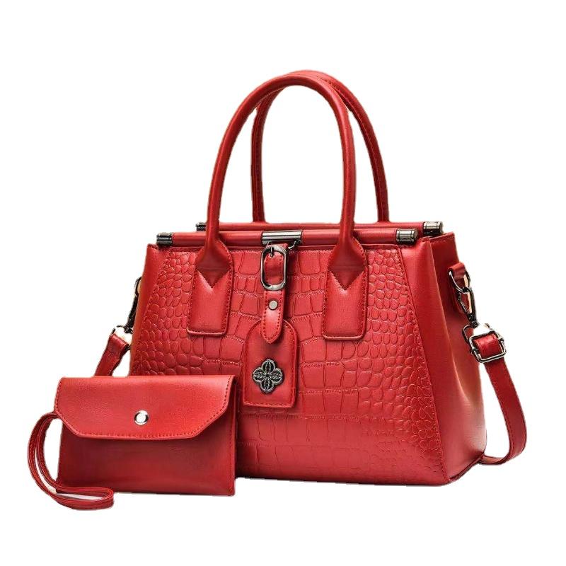 Women Messenger Bags Fashion Women Shoulder Bags Handbag PU Leather Totes Women's Composite Bag Embossed Solid Female Handbag