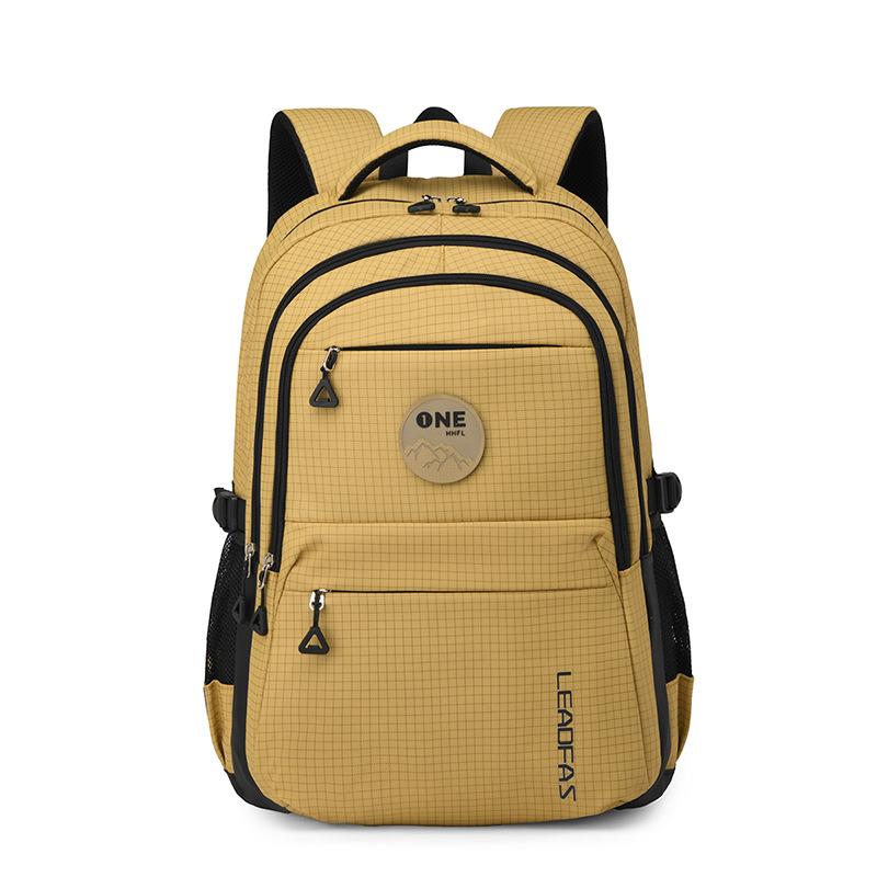 New Schoolbag Large-capacity Spine Protection To Reduce the Burden On Junior High School and High School Students Backpack Leisure Travel Backpack