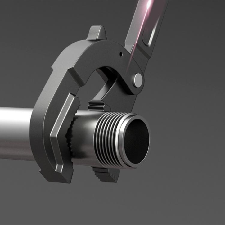 Open End Wrench Multifunctional Adjustable Automatic Locking Fast Pipe Clamp Carbon Steel Water Pipe Manual Repair Tool