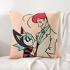 Psychocuties Mimi Pillow Case Natural Linen Organic Fabric Double-Sided Printing Breathable Perfect For Home Decor