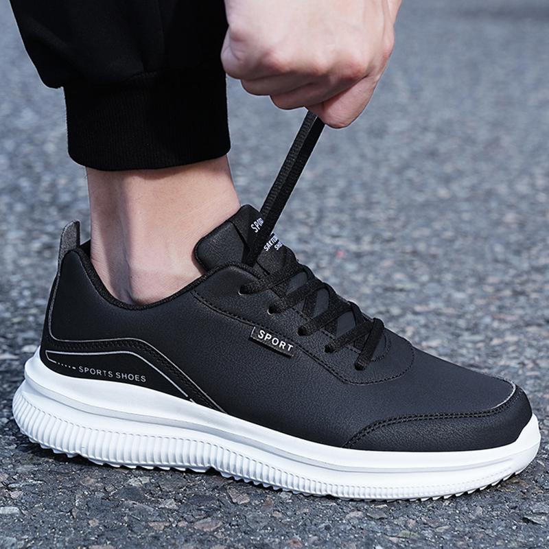 39-48 Spring/autumn Men's Shoes Men's Sports and Leisure Student Shoes Running Lightweight Black Men's Shoes