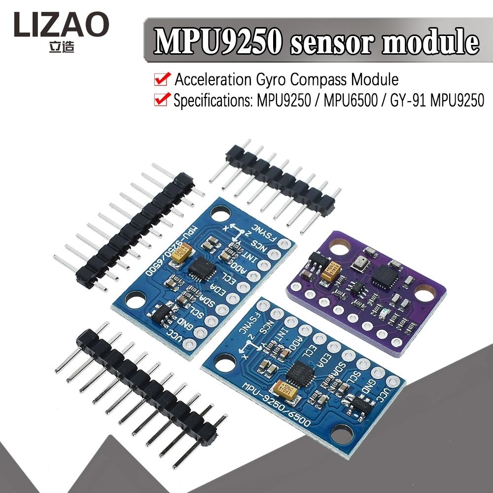 MPU9250 Sensor Module 9-Axis Acceleration Gyro Compass MPU9250/MPU6500/GY-91 Attitude Sensor Board For Arduino DIY Projects