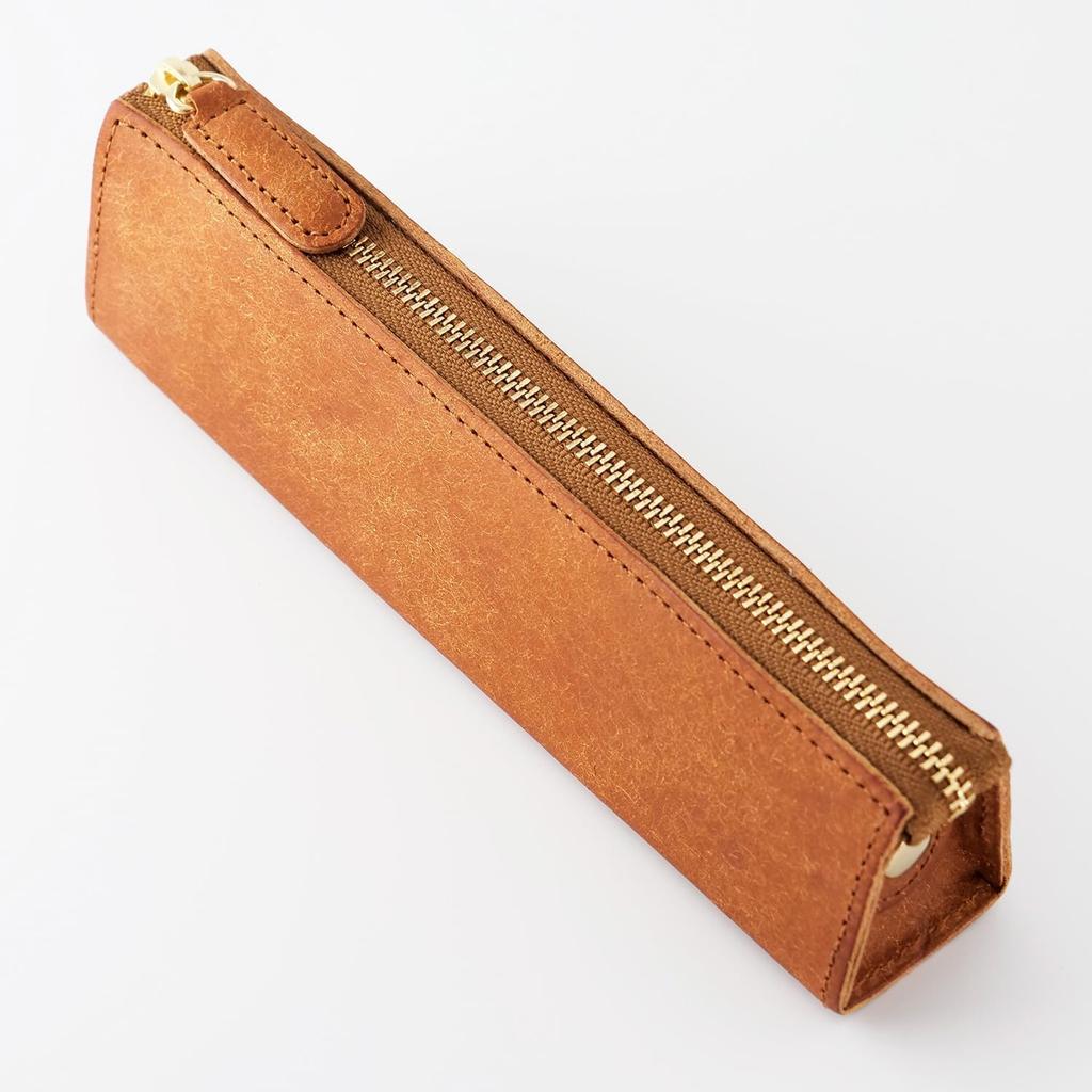 Slip-on PB Zipper Pencil Case, Medium, Cognac, IPV-5801
