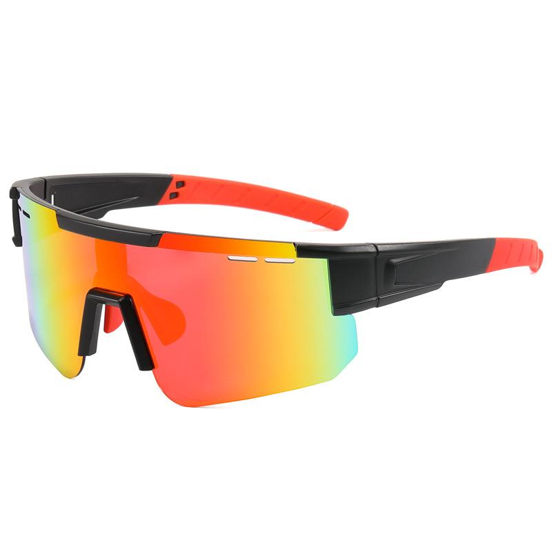 Sport Sunglasses Outdoor Women and Men Cycling Trendy Fashion Sunglasses Shield Anti Wind Hiking Ride Summer SunglassesTAORED
