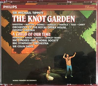 CD SIR MICHAEL TIPPETT - The Knot Garden / A Child Of Our Ti 4463312 Philips 1995 Japan Classical Used