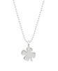 Iamj [925 Silver] Pure Clover Necklace