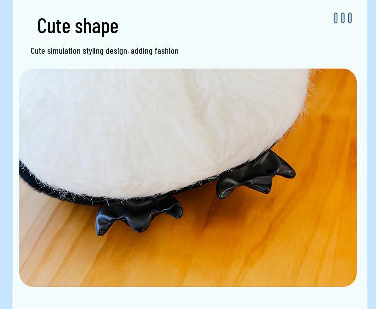 Aquarium Black & White Penguin Plush Toy - Customizable Children's Doll