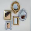 Doll House Decor 1/12 Mini Victorian Tiny Furniture Ornament Dollhouse Mirror Miniature