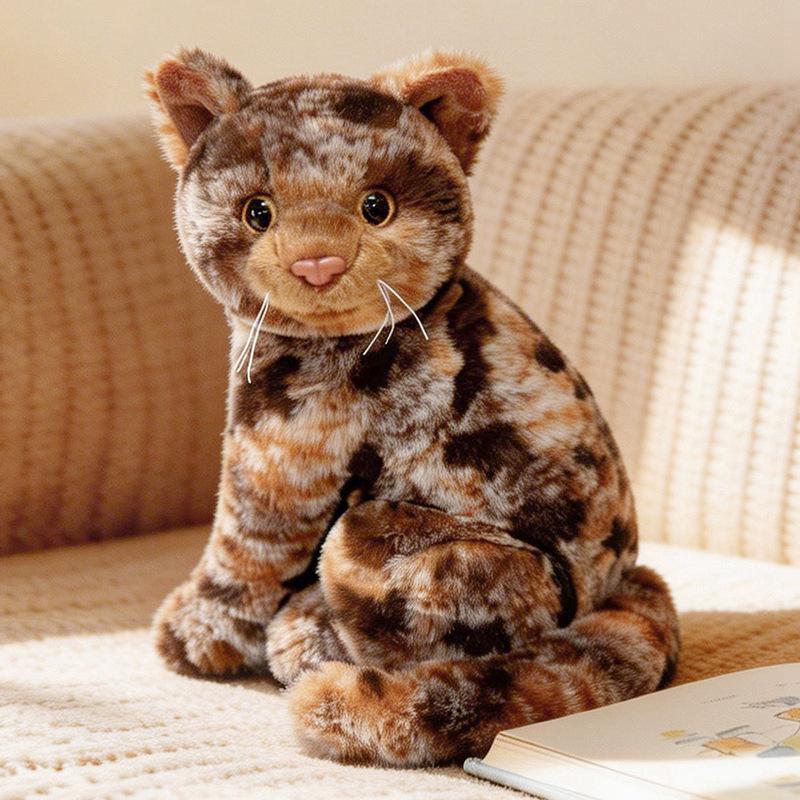 Adorable Sitting Cat Plush Collection With