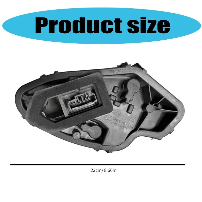 1 Pair Car Rear Tail Light Lamp Holder Circuit Board 9673187080 9673186980 for 508 11-14 Brake Taillamp Base Replacement