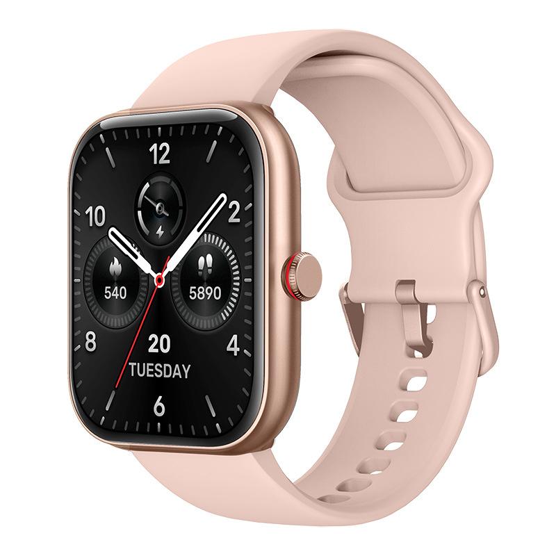 

Умные часы IDW20 1,91-дюймовый большой экран Мониторинг здоровья сердечного ритма Звонки по BT Мужские Женские Смарт-часы Спортивный Фитнес-трекер розовый