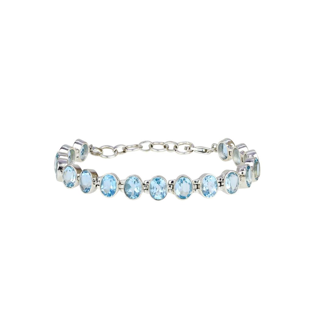 Red Garnet Bracelet: Handmade Sterling Silver Jewelry