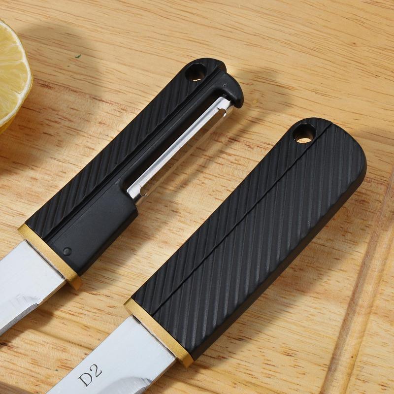 Multifunctional Fruit Knife Stainless Steel Kitchen Paring Knife Barbecue Knife Portable Knife Sharp Durable Kitchen Knife