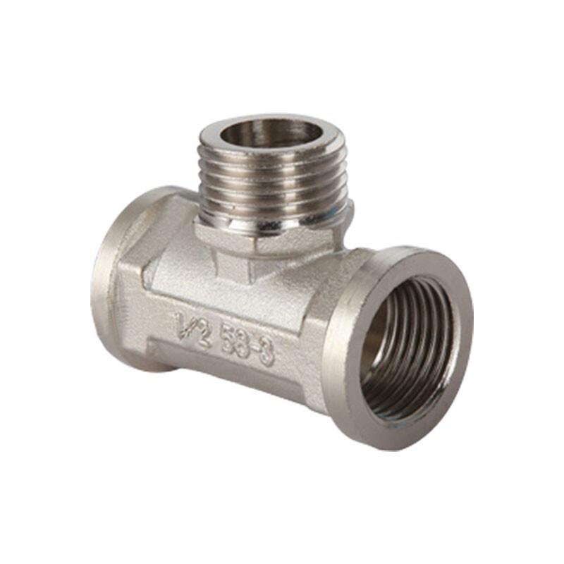 Na Shi De LSL1407 Mosiężny Uniwersalny Gwintowany Trójnik