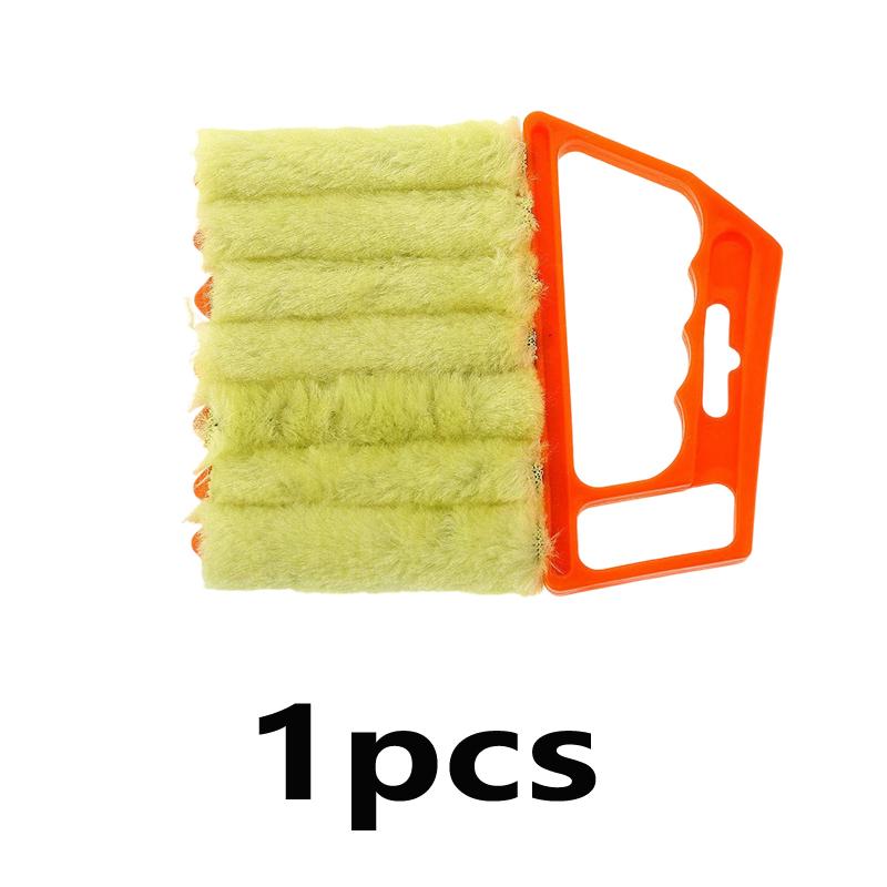 

Window Cleaning Brush Microfiber Air Conditioner Cleaning Duster Cleaner Wash Venetian Blind Blade Cleaning Cloth Kitchen Tool 1pcs помаранчевий