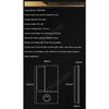 Invisible Pocket Door Lock with Double-Sided Handle Ghost Door Hook Minimalist Kitchen Sliding Door Lock for Home Security