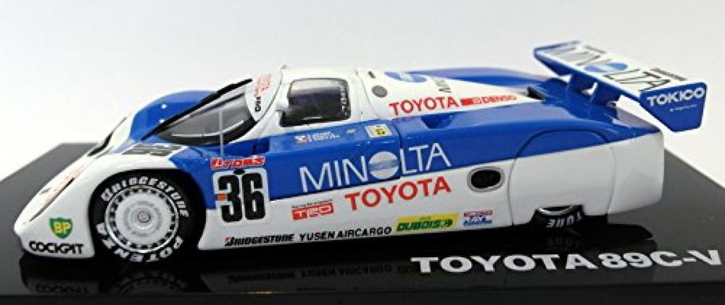Hot Works Maßstab Toyota LM1989 Minolta Fertigprodukt 1/43 Q-Model 89C-V Nr. 36