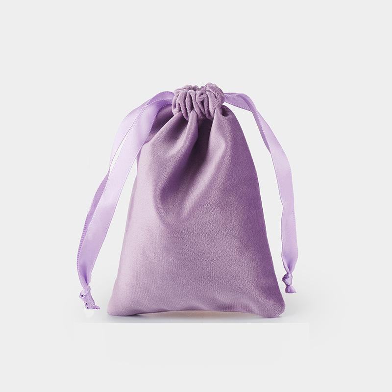 Plush Velvet Drawstring Bag for Mobile Phones & Jewelry