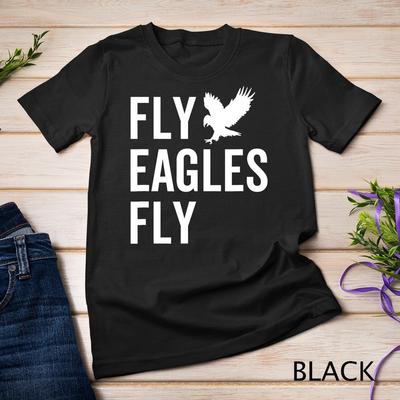 Fly Eagles Fly Vintage Flying Bird Inspirational Hawk Fan Unisex T-shirt