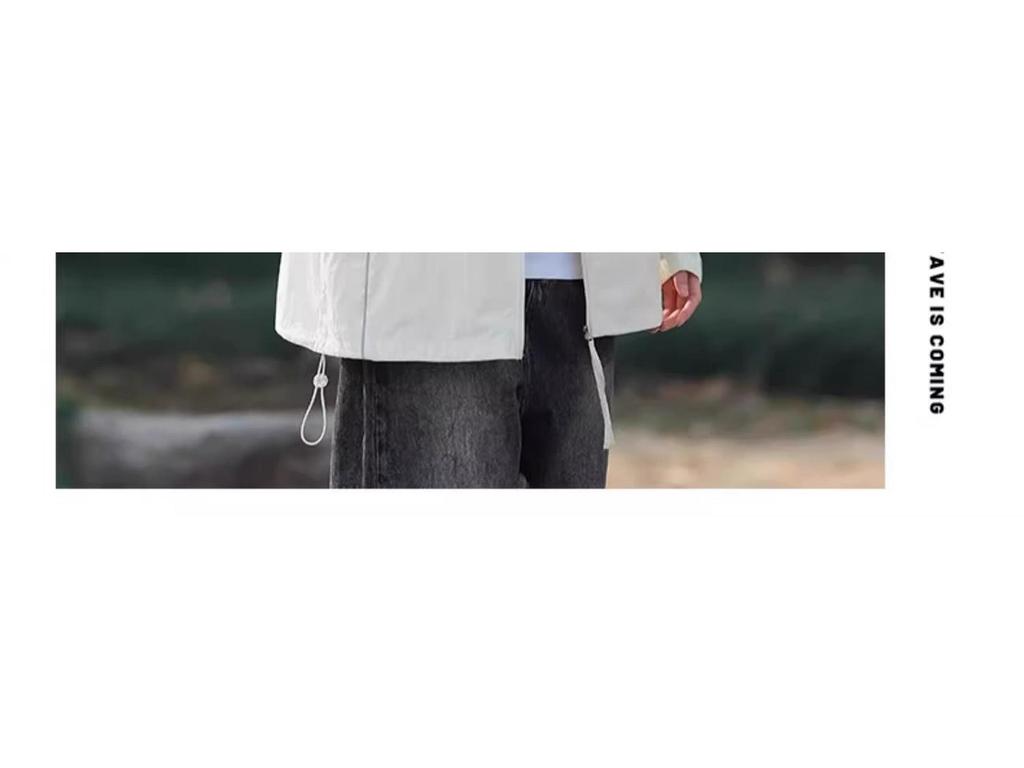 WASSUP Men's 2025 Summer Sun Protection Windbreaker - Anti-UV, Ice Silk, Quick-Dry, Lightweight