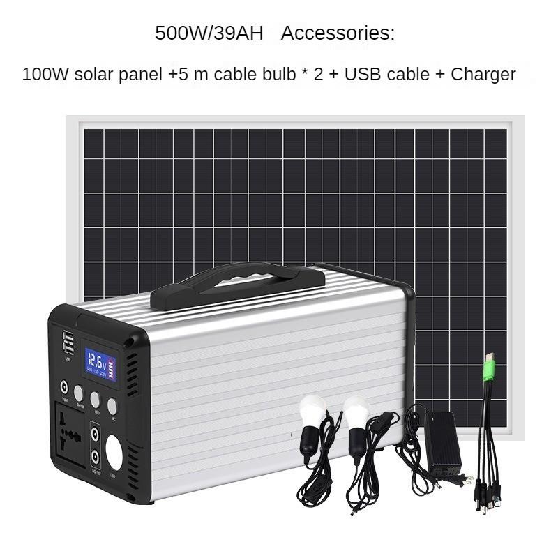 Portable Outdoor Emergency Power Supply 220V Camping Mobile Power Bank High-power Stall Energy Storage Power Supply