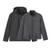 FILA Milano Series Removable Three-In-One Fashion Simple Personality Trendy Casual Versatile Comfortable Fleece Lined Warm Loose Jacket F11M615707FCC