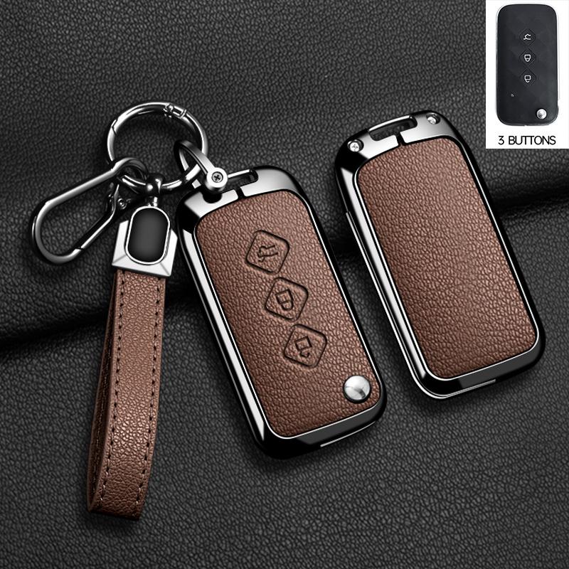 Zinc Alloy Remote Car Key Case for Wuling Hongguang S Baojun 510 730 360 560 RS-5 530 630 Chevrolet AveoTrax Groove Captiva 2024