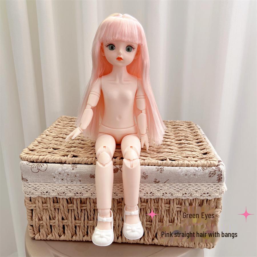 

Высококачественная кукла BJD высотой 30 см с 20 шарнирами и разноцветными контактными линзами Head + Body + Shoes (Music Version)