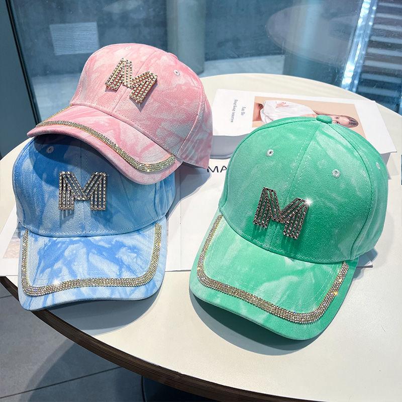 Satın alın Womens Baseball Cap Letter M Cowboy Hats with Rhinestone ...