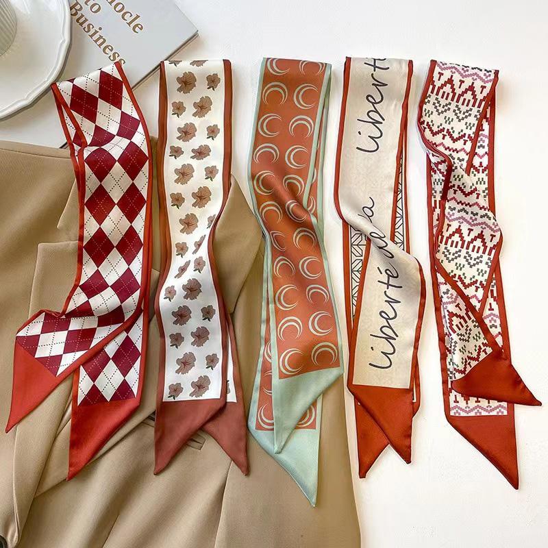 Multifunctional Flower Printed Hair Band Headwear Scarves
