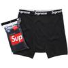 X Hanes Cuecas Boxer Pacote com 4 'Branco' Masculino SUP-FW24-023