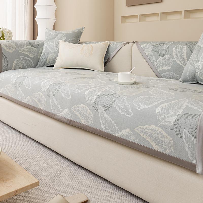 

Summer Ice Silk Sofa Cushion Mat Seat Cushion New Sofa Cover Non-Slip Sofa Seat Cushion Cover Cloth Ice Cushion 70*70cm