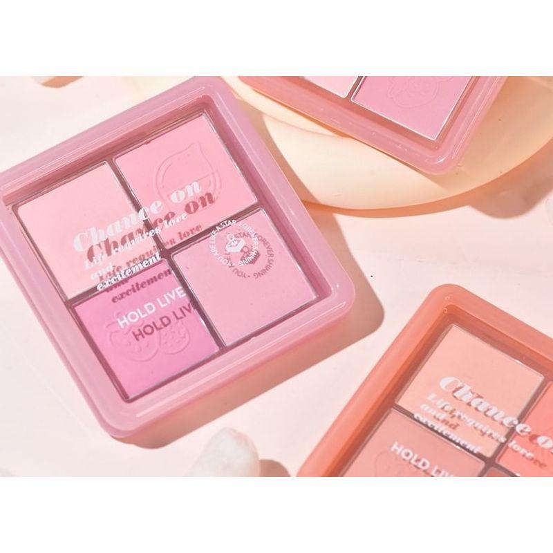HOLD LIVE - 4 Colors Blusher Palette (1-2)
