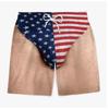 Men's American Flag Quick-Dry Summer & Fall Beach Swim Trunks - Casual Plus Size Shorts