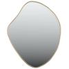 VidaXL Wall Mirror Makeup Vanity Cosmetic Bedroom Decoration Bathroom Living Room Interior Gold 348250
