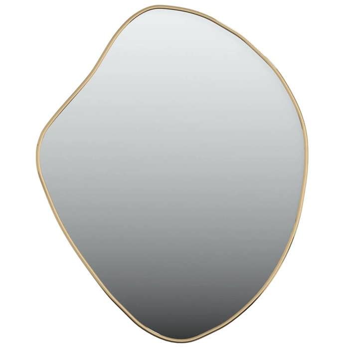 VidaXL Wall Mirror Makeup Vanity Cosmetic Bedroom Decoration Bathroom Living Room Interior Gold 348250